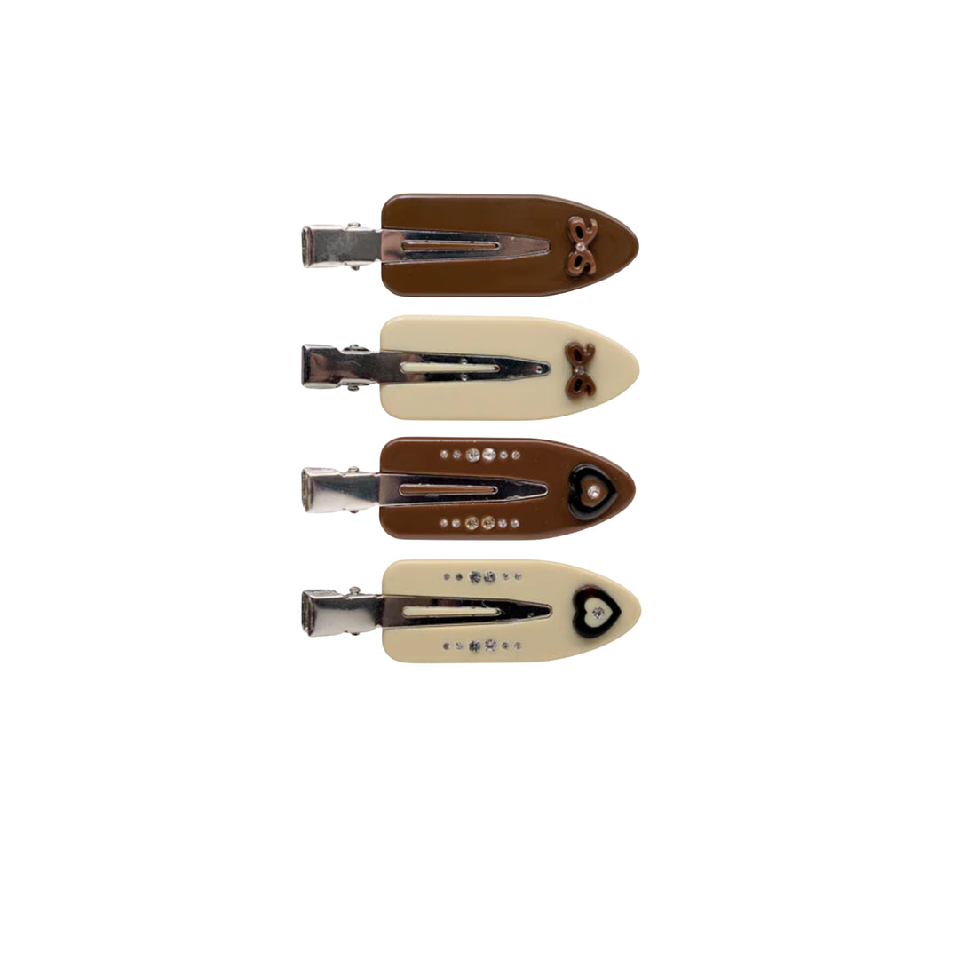 Barrettes in Brownie Nut